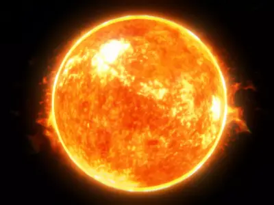 Realistic Sun- 3D Model Low-poly 3D model