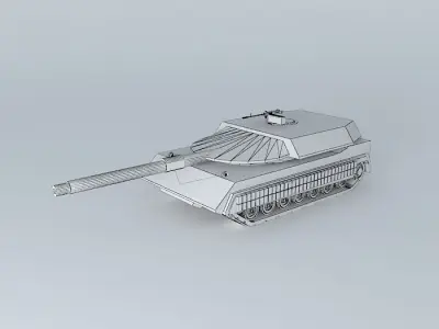 Experienced tank T-11 Free 3D model