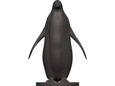 Penguin statue 3D model