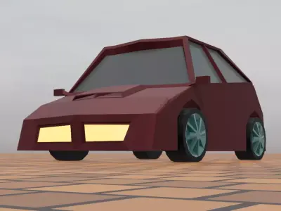 motor car Free 3D model