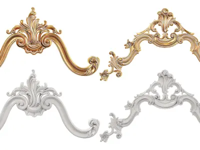 Collection of 40 classic carvings Part 4 3D model