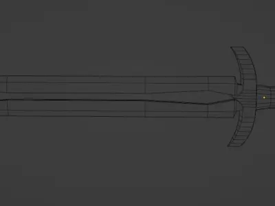 Fantasy Dagger Low-poly 3D model shop