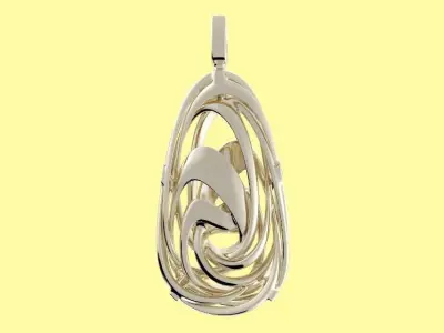 Wavy Necklace 3D print model