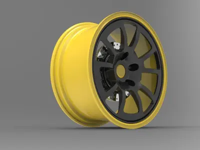 Rims del tuning 3D model