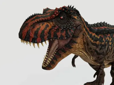 Tyrannosaurus Rex Low-poly 3D model 4