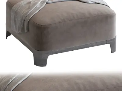 Keaton Ottoman 3D model
