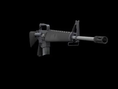 M14 assault rifle 3D model