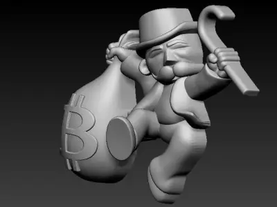 Monopoly Man 3D print model