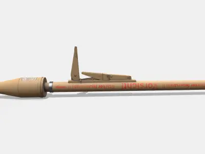 Panzerfaust 150M Anti-tank Rocket Launcher Low-poly PBR Low-poly 3D model