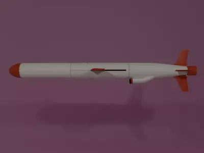 Tomahawk Cruise Missile BGM-109 3D model