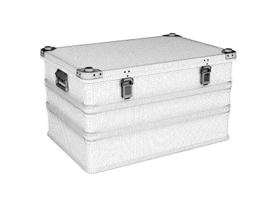 Aluminium case 02 3D model