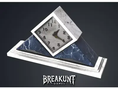 Mantel Clock 1 - Clocks 1900s 3D model