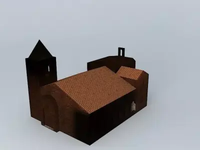 Parish Church of Vera Cruz. Santa Cruz de la Sierra Free 3D model