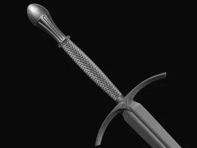 LOTR Sword Hipoly 3D model