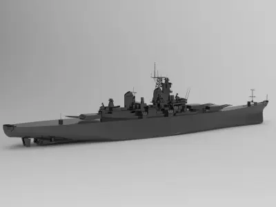 Battleship 3D model buy