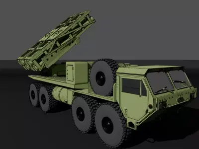 IDF Lahav - Elbit PULS MLRS 3D print model