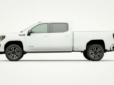 GMC Sierra 1500 2023 Low-poly 3D model
