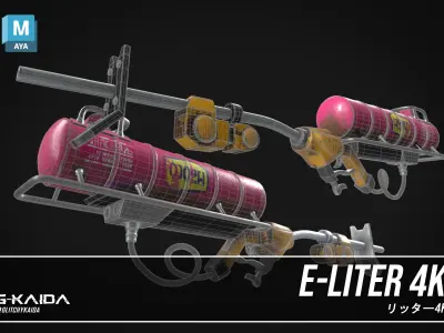 Prop - Weapon - E-Liter 4k 3D model
