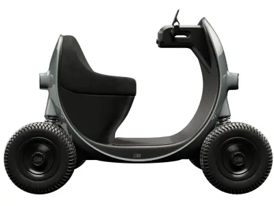 Electric mobility scooter GLM 3D model