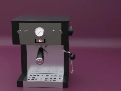 Coffee Maker Free low-poly 3D model purchase