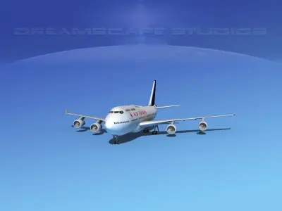 Boeing 747-400 Air Canada 3D model