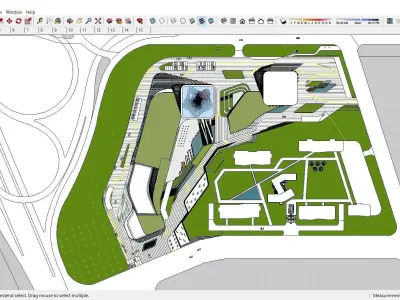 Sketchup Commercial Complex N2 3D model