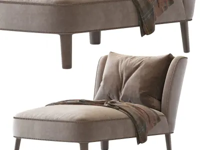 Febo Chaise Longue Maxalto 3D model