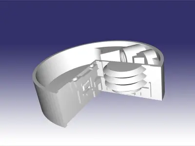 PMN-2 sectional model of an anti-personnel mine 3D print model