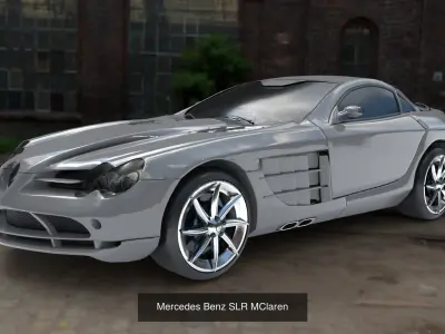 6 Luxury Cars Pack 3d lowpoly Collection