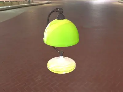 Plastic Lamp 3D model