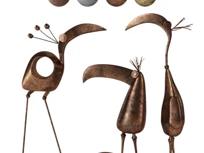 Decorative Birds VOL- 3 3D model