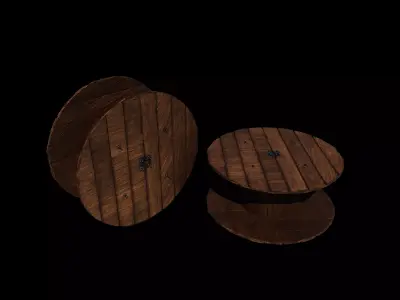 Big Wood Coil 3D model