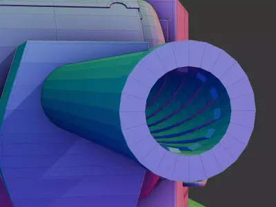 KB 2 Tank Low-poly 3D model