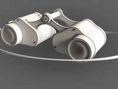 Retro Binocle 3D model