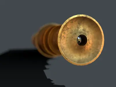 Pirate Spyglass Low-poly 3D model purchase