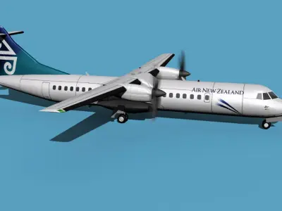 ATR  ATR-72-600 Air New Zealand 3D model