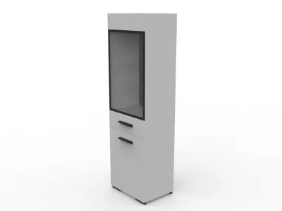 Tall Cabinet Low-poly 3D model