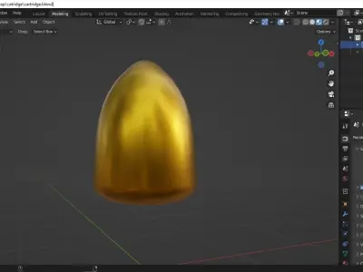 9mm Bullet 3D Model-Game Ready Low-poly 3D model