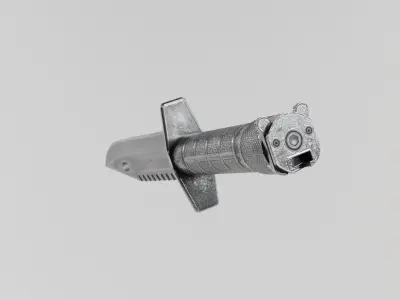 Combat knife 3D model purchase