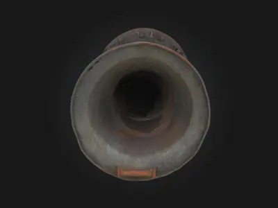 Rusty Conduit Weathered Pipe Model for Industria 3D model