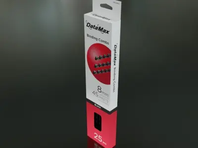 COMB BINDING PACKAGING 3D model