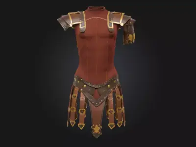 Gladiator Armor Historical Battlewear Model for Combat 3D model