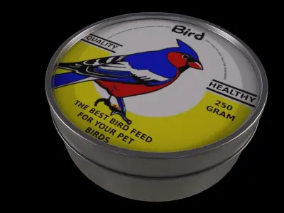 Bird Food - GAME READY PBR Low-poly 3D model