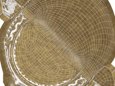 Italian Chalkidian helmet Low-poly 3D model