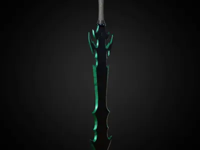 Sword of Warrior collection Low-poly 3D model