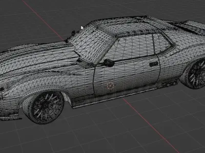 AMC Ringbrothers Javelin Defiant 1972 3D model
