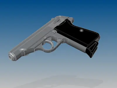 Walther PP 3D model purchase