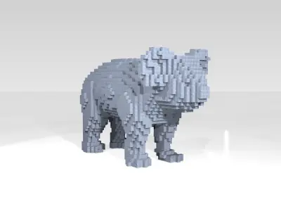 Koala Voxel 3D model