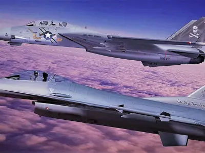 F-16 fighter jet Free 3D model