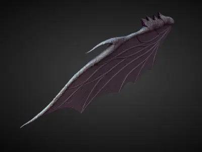 WING30 high poly sculpt 3D model
